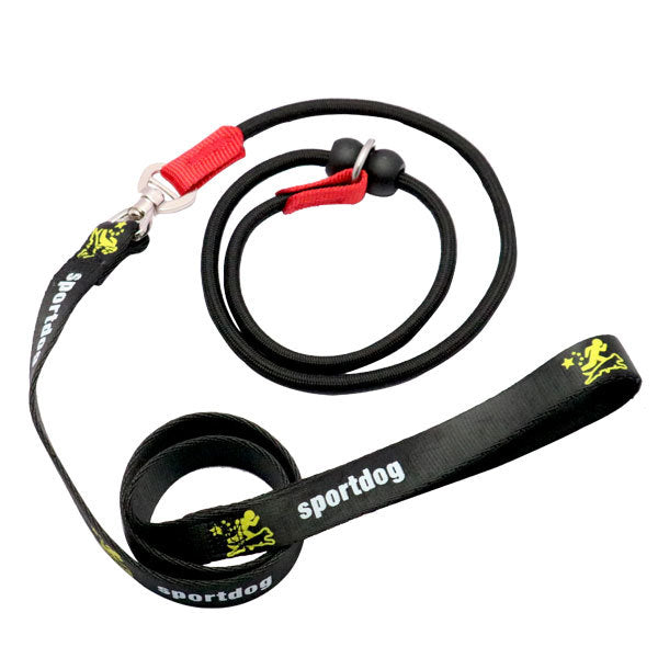 KFX-5588541 Durable Nylon Dog Training Rope for Effective Pet Control - 1.5m x 2cm, Black or Red