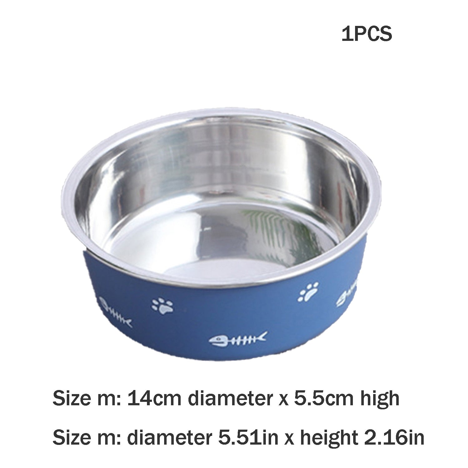 KFX-5590333 Double-Walled Stainless Steel Non-Slip Pet Bowl with Suction Base, Scandinavian Design - Multiple Sizes Available