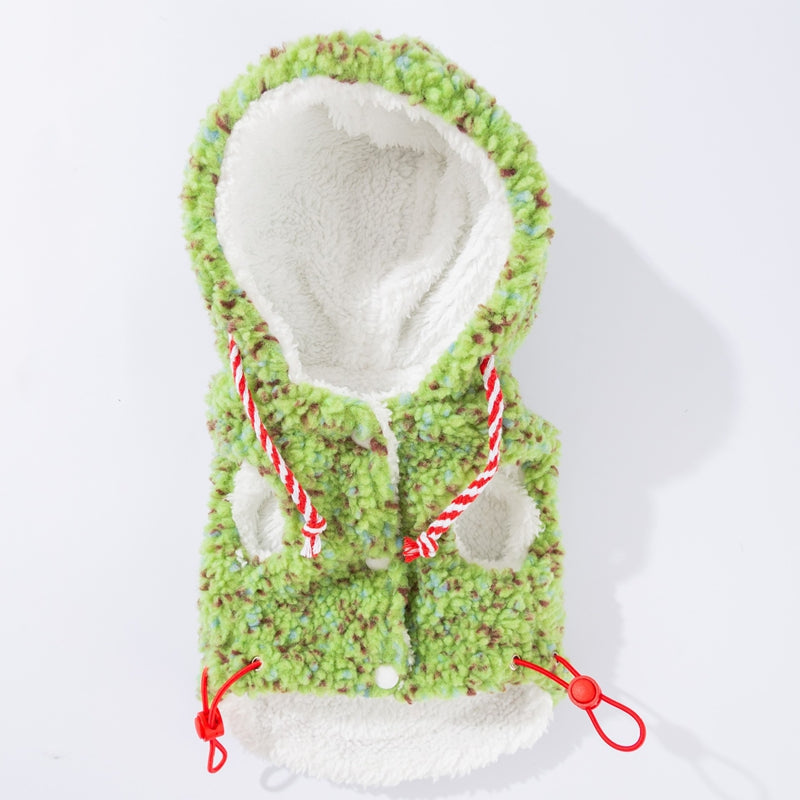 KFX-5591613 Korean-Style Cute Cartoon Bear Pet Hoodie for Small to Medium Dogs and Cats