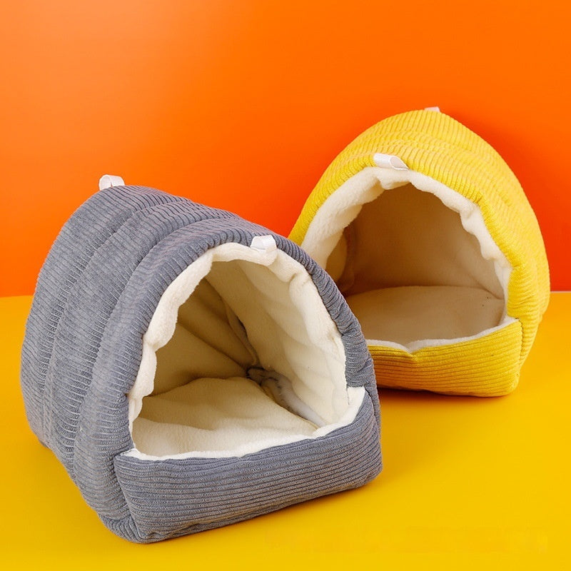 KFX-5592893 Cozy Thickened Cotton Bird Nest for Parrots & Small Birds - Multiple Colors Available
