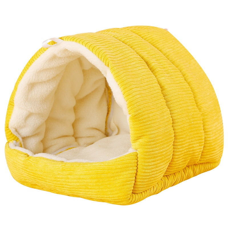KFX-5592893 Cozy Thickened Cotton Bird Nest for Parrots & Small Birds - Multiple Colors Available