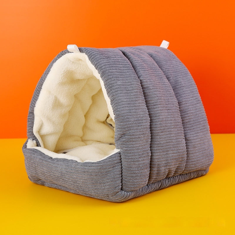 KFX-5592893 Cozy Thickened Cotton Bird Nest for Parrots & Small Birds - Multiple Colors Available