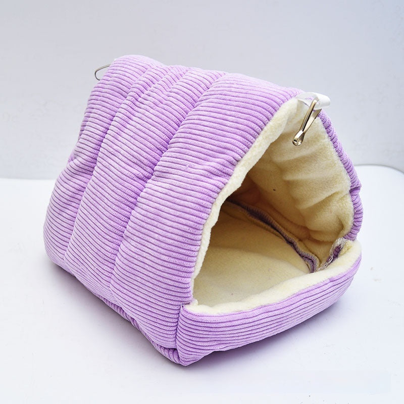 KFX-5592893 Cozy Thickened Cotton Bird Nest for Parrots & Small Birds - Multiple Colors Available