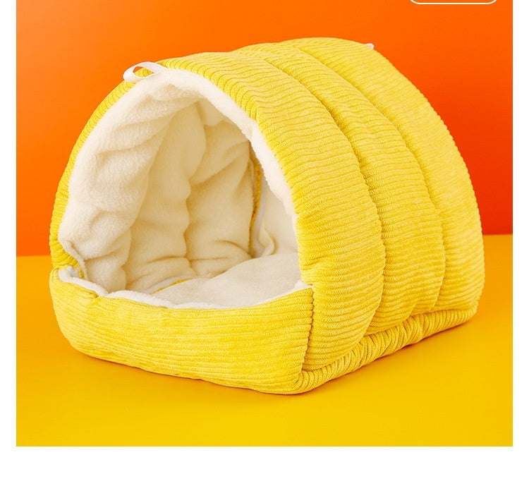 KFX-5592893 Cozy Thickened Cotton Bird Nest for Parrots & Small Birds - Multiple Colors Available