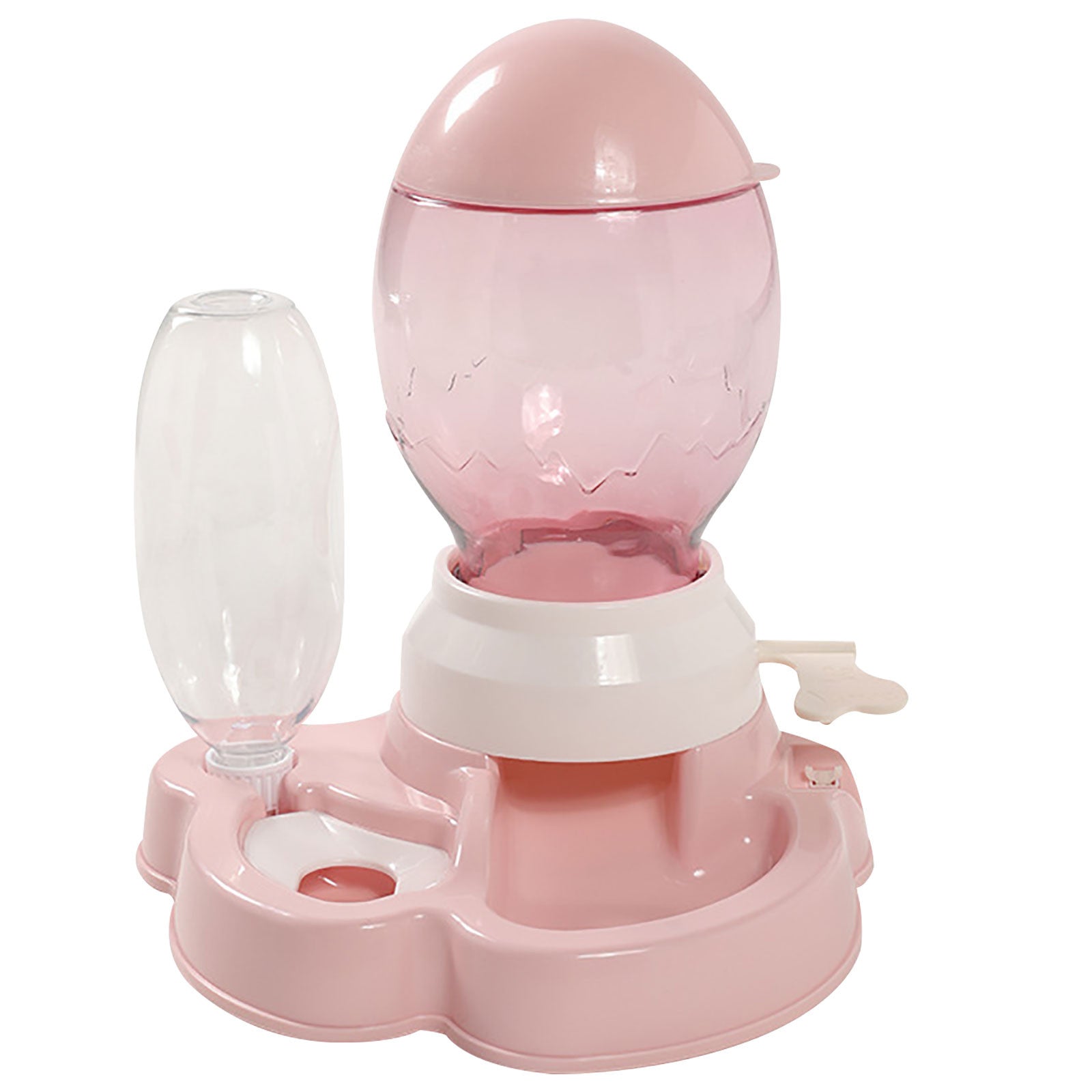 KFX-5596605 Automatic Pet Feeder and Waterer for Dogs and Cats - Prevents Tipping, No Wet Mouth