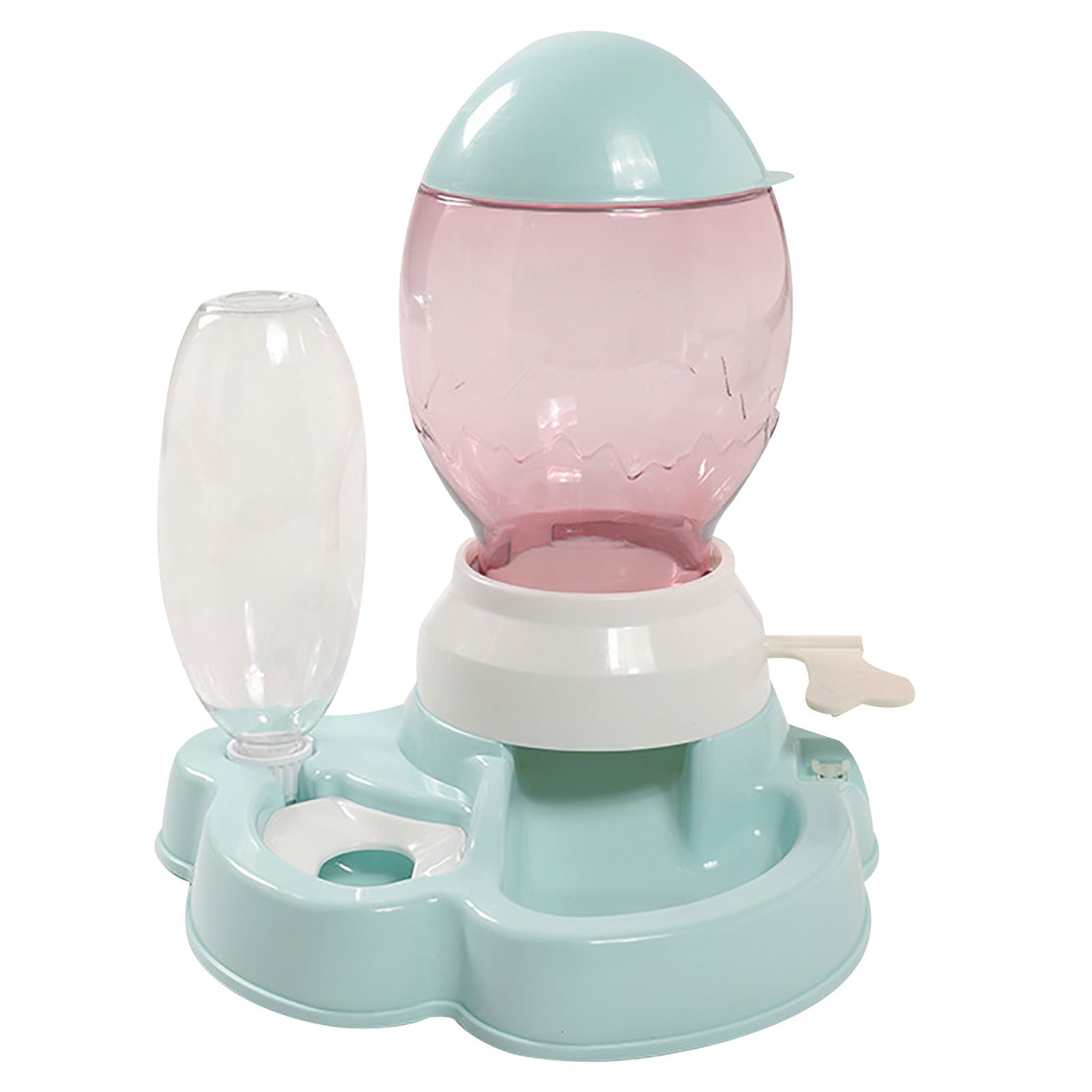 KFX-5596605 Automatic Pet Feeder and Waterer for Dogs and Cats - Prevents Tipping, No Wet Mouth
