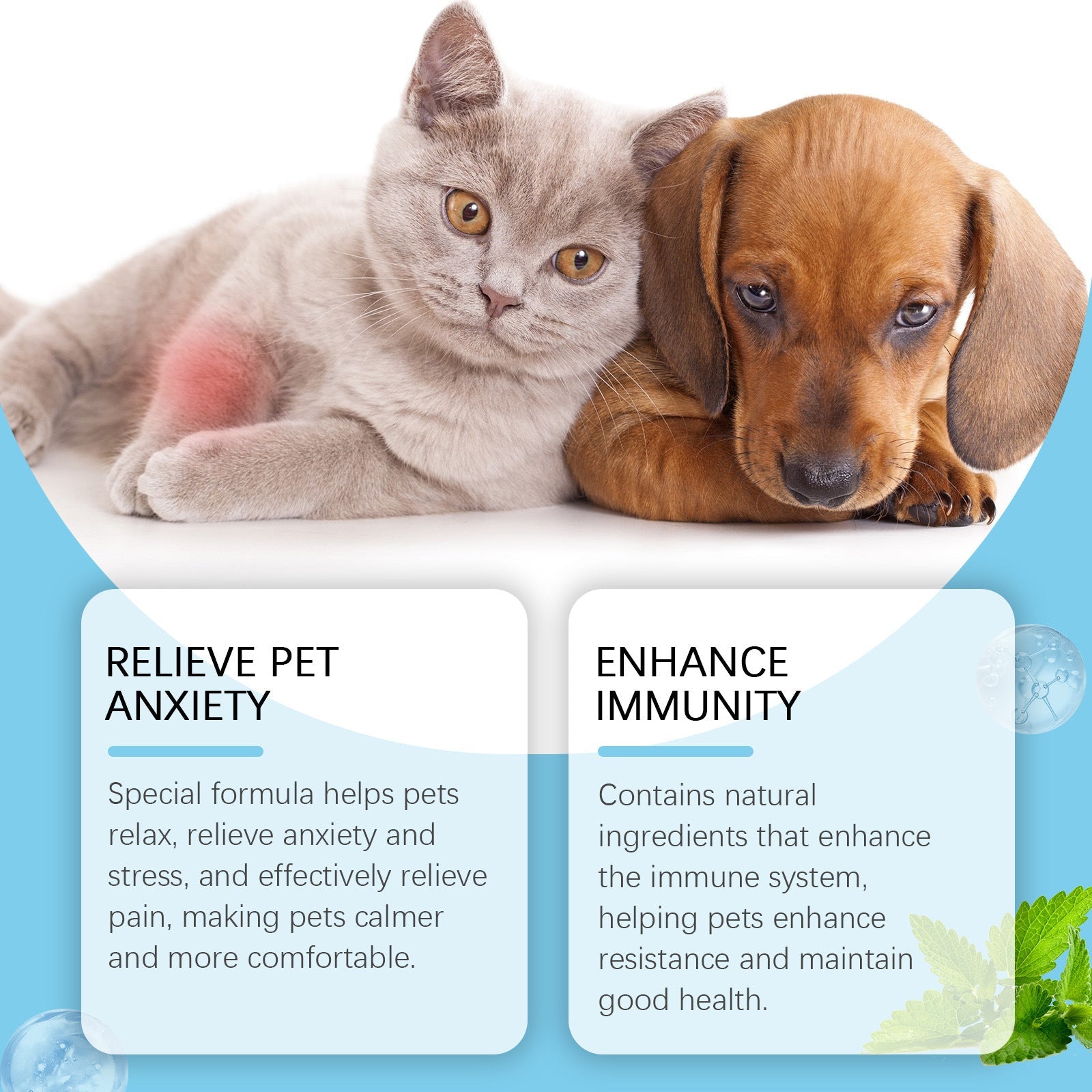 KFX-5598653 Immunity-Boosting Pet Care Drops for Dogs and Cats, 60ml