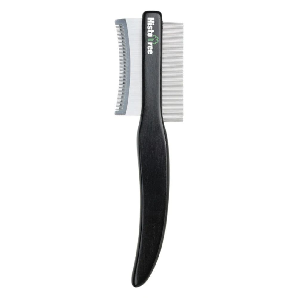 KFX-5600061 Pet Hair Removal Comb - Double-Sided Deshedding Brush for Cats and Dogs