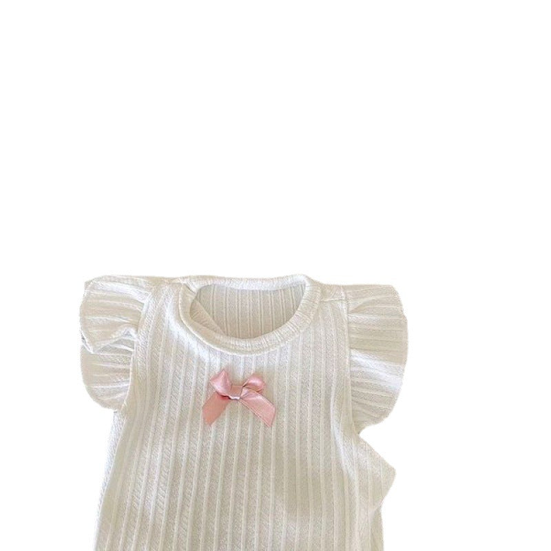 KFX-5600957 Lightweight Breathable Coral Fleece Summer Clothing for Small Dogs and Cats - Pink, White, Red