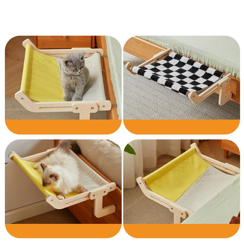 KFX-5602621 Window Hammock for Cats - Cozy Hanging Nest for Sunbathing and Relaxation
