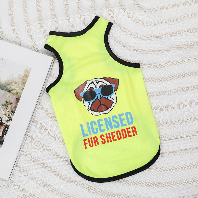 KFX-5604157 Cute Casual Printed Pet Dog Vest in Multiple Designs and Sizes