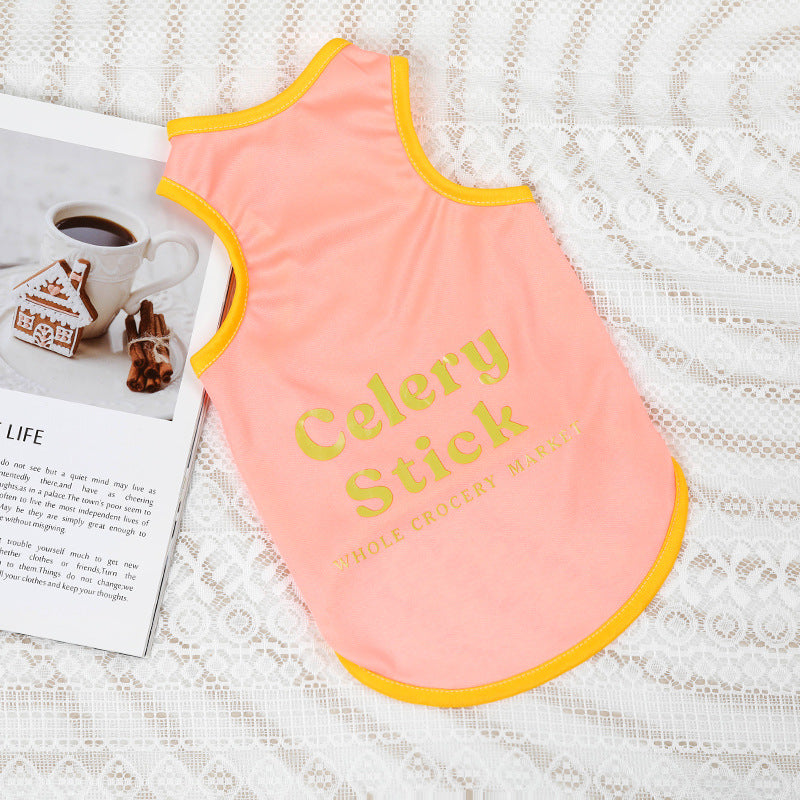KFX-5604157 Cute Casual Printed Pet Dog Vest in Multiple Designs and Sizes
