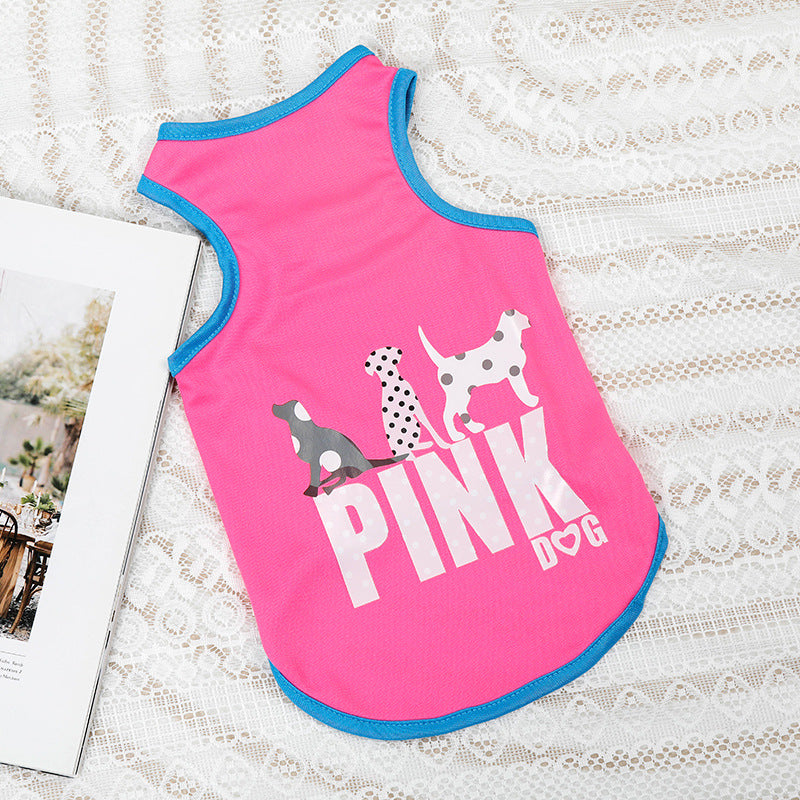 KFX-5604157 Cute Casual Printed Pet Dog Vest in Multiple Designs and Sizes