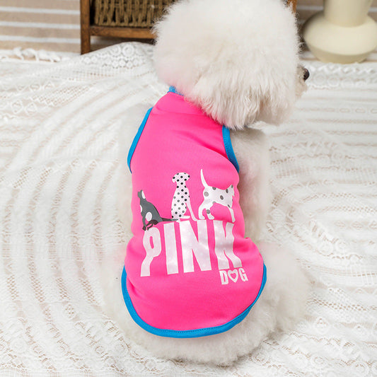 KFX-5604157 Cute Casual Printed Pet Dog Vest in Multiple Designs and Sizes
