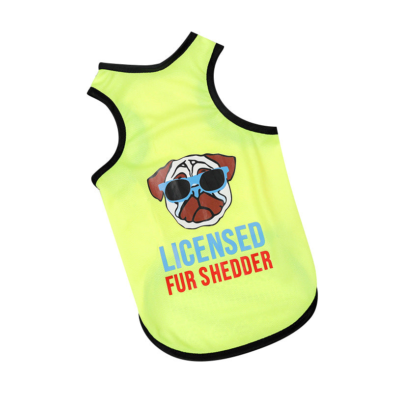 KFX-5604157 Cute Casual Printed Pet Dog Vest in Multiple Designs and Sizes
