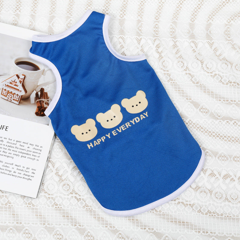 KFX-5604157 Cute Casual Printed Pet Dog Vest in Multiple Designs and Sizes
