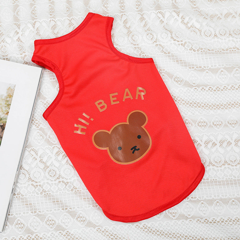 KFX-5604157 Cute Casual Printed Pet Dog Vest in Multiple Designs and Sizes