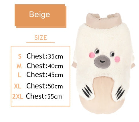 KFX-5604925 Elegant Velvet Cotton Clothes for Pomeranian and Bichon Teddy Breeds