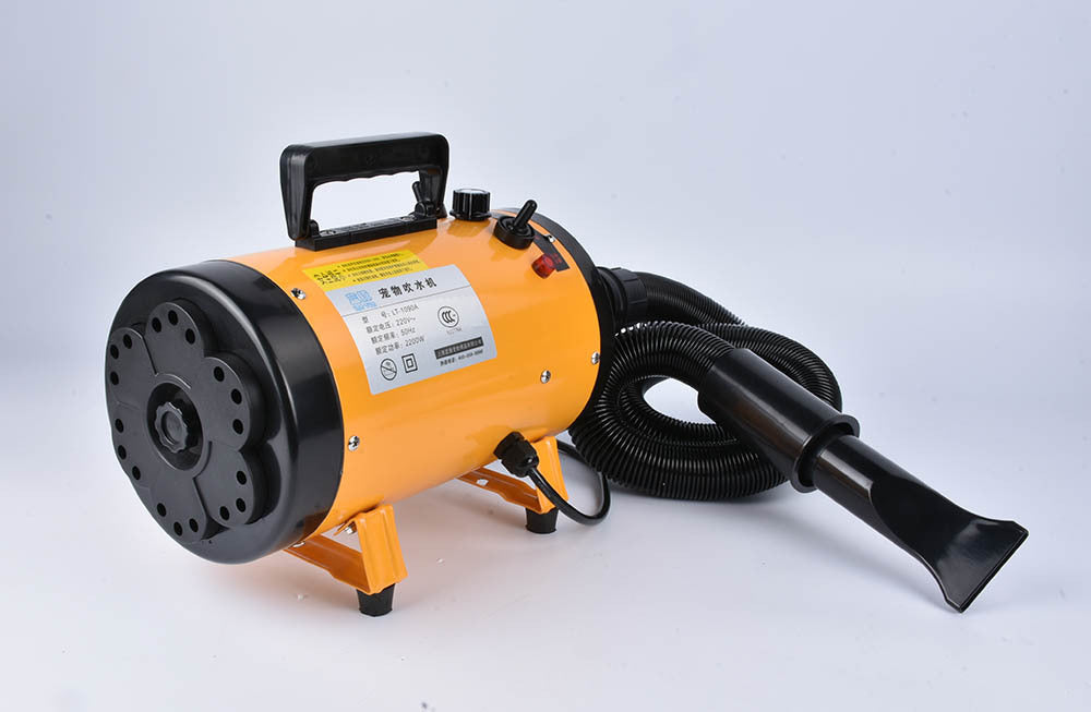 KFX-5606205 High-Power Metal Dog Hair Dryer, Model LT-1090A, 2200W Water Blower, 220V~