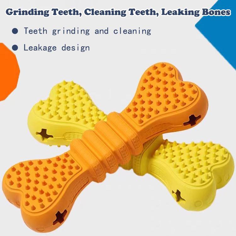 KFX-5606973 Dog Dental Care Chew Toys - Two-Pack Toothbrush Chew Sticks for All Dog Sizes