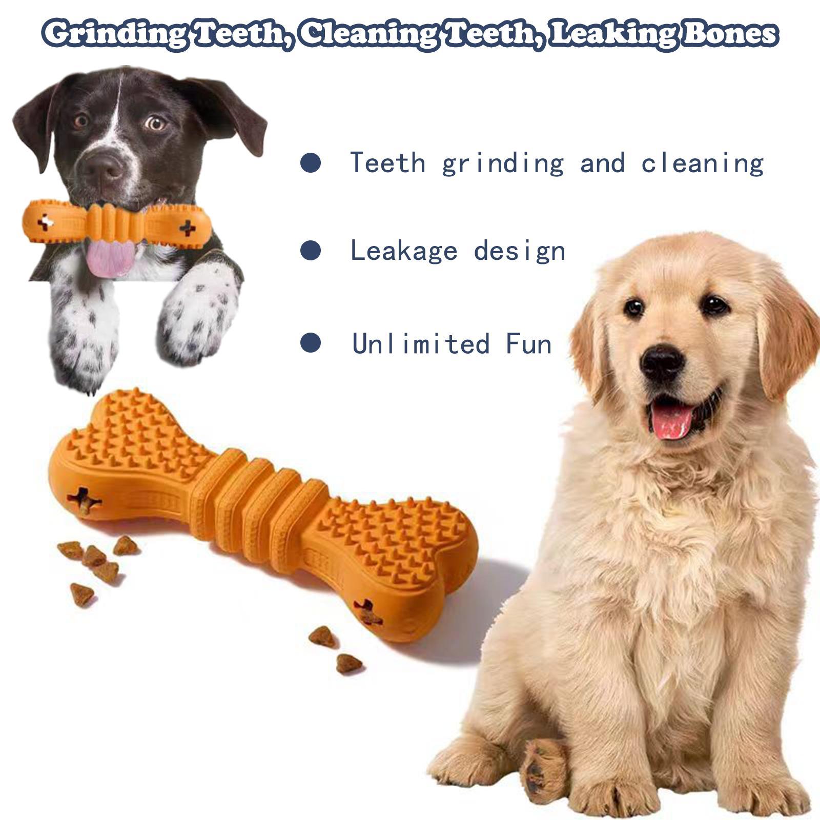 KFX-5606973 Dog Dental Care Chew Toys - Two-Pack Toothbrush Chew Sticks for All Dog Sizes