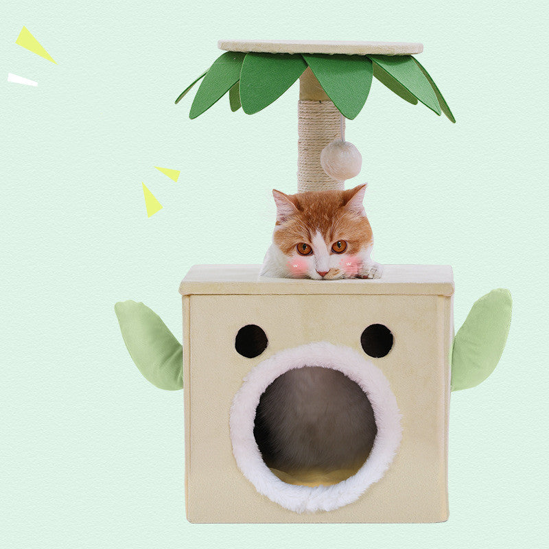 KFX-5607613 Cat Scratching Post with Unique Emoji Design - Sisal Grinding Claw Board for Stress Relief - Multiple Sizes Available