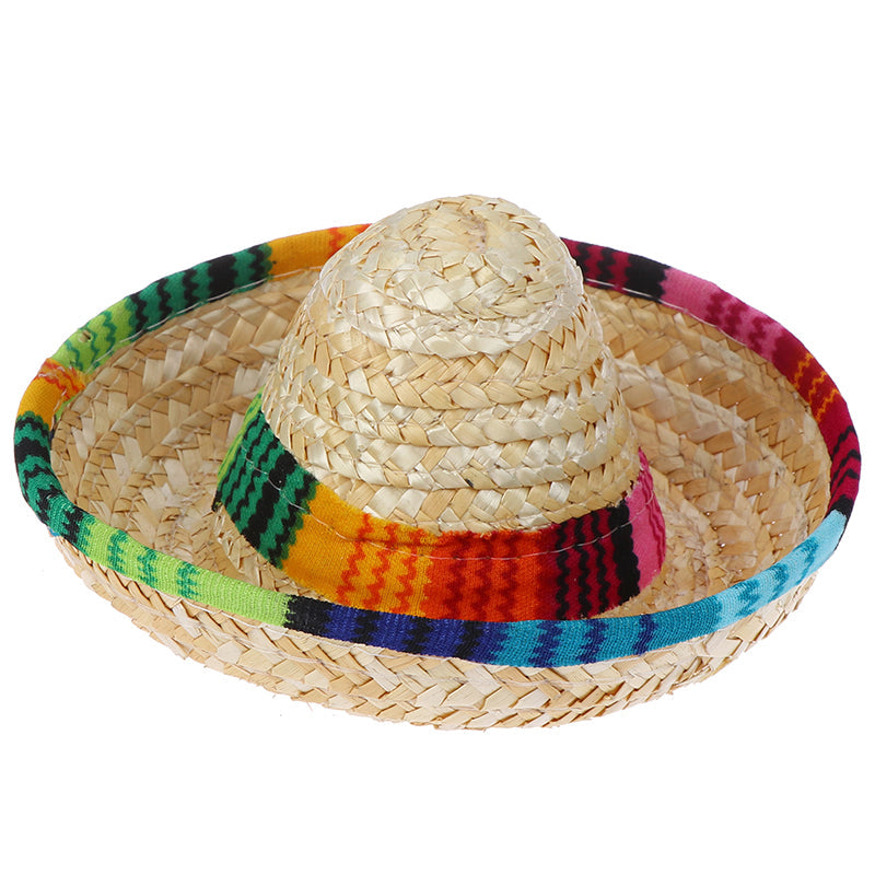 KFX-5609149 Elegant Adjustable Khaki Straw Wide Brim Dome Hat for All Seasons