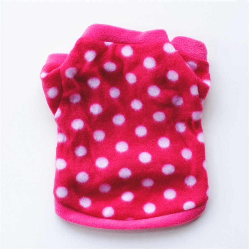 KFX-5609405 Warm Fleece Sweater for Dogs - Cozy Fall/Winter Apparel in Soft, Comfortable Fabric