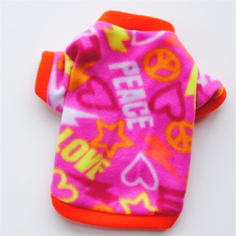KFX-5609405 Warm Fleece Sweater for Dogs - Cozy Fall/Winter Apparel in Soft, Comfortable Fabric