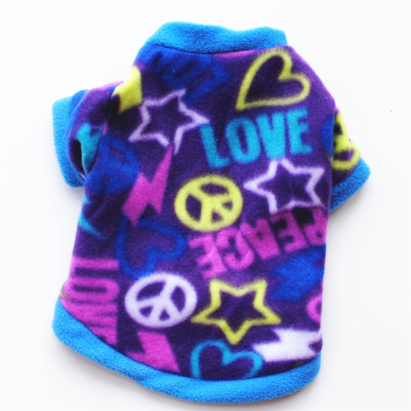 KFX-5609405 Warm Fleece Sweater for Dogs - Cozy Fall/Winter Apparel in Soft, Comfortable Fabric