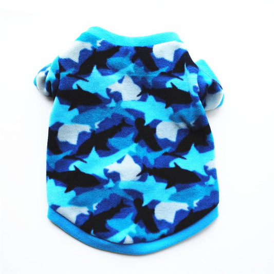 KFX-5609405 Warm Fleece Sweater for Dogs - Cozy Fall/Winter Apparel in Soft, Comfortable Fabric