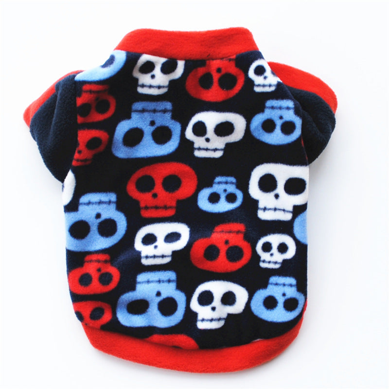 KFX-5609405 Warm Fleece Sweater for Dogs - Cozy Fall/Winter Apparel in Soft, Comfortable Fabric