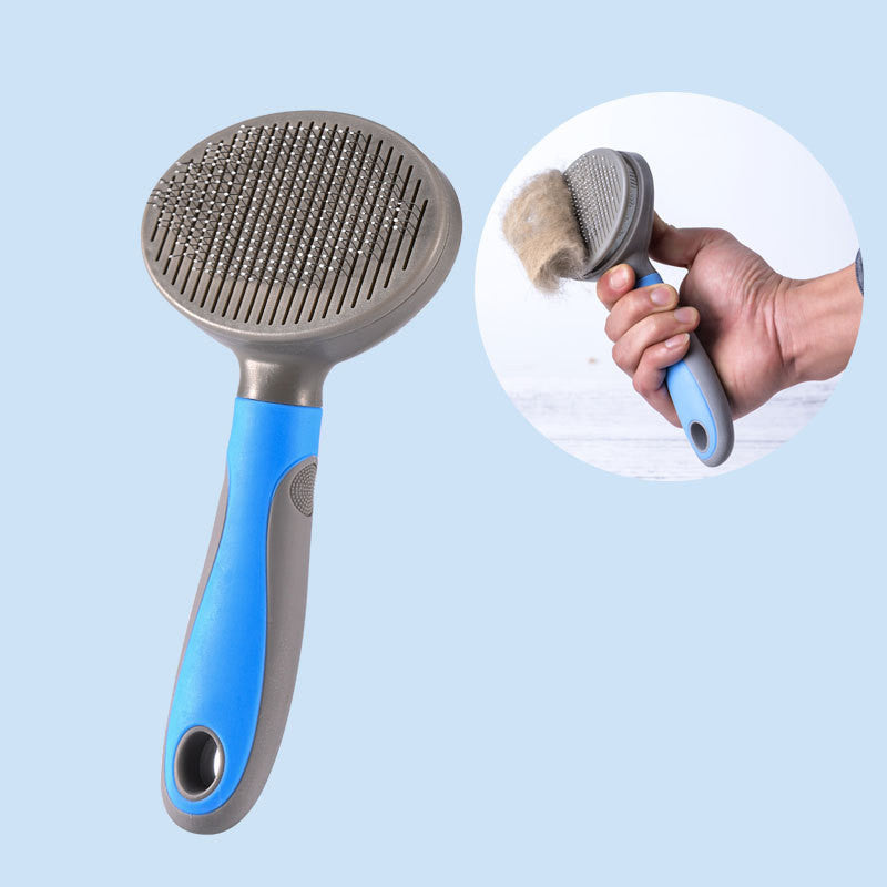 KFX-5609917 Kitten Cat Comb De-Floating Hair Stripper with 60° Bent Needle for Gentle Grooming