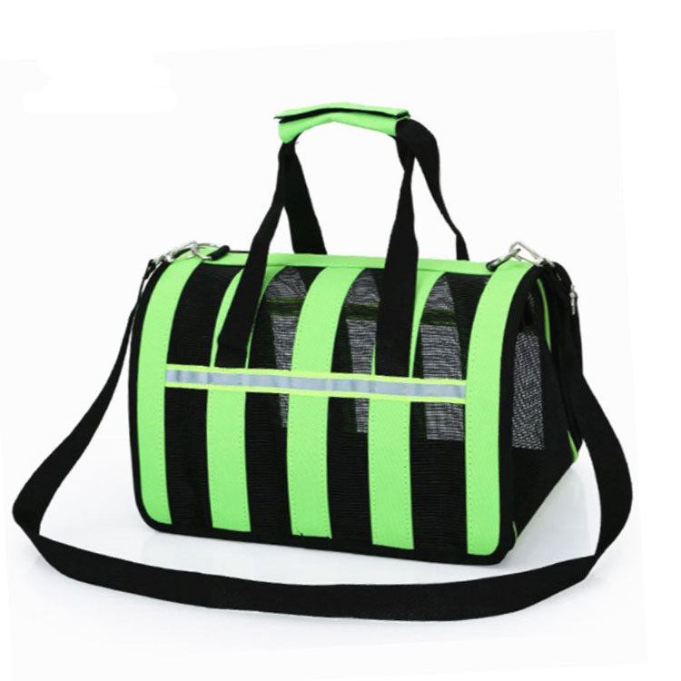 KFX-5610557 Space Capsule Portable Pet Carrier with Geometric Pattern in Multiple Sizes