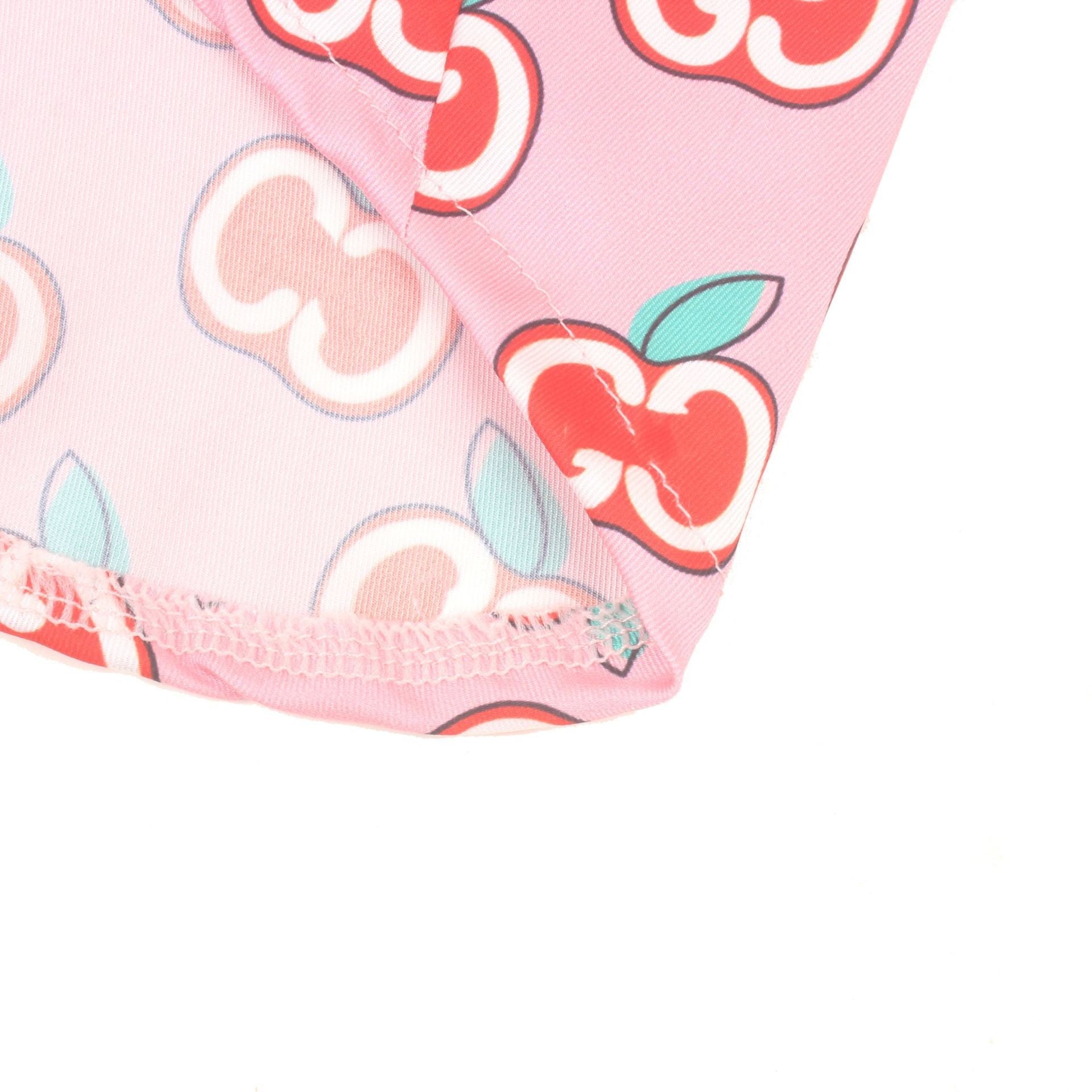 KFX-5614653 Casual Pink Apple Cotton Pet Shirt for Male Dogs - Available in Multiple Sizes