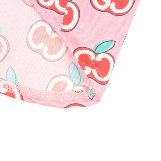 KFX-5614653 Casual Pink Apple Cotton Pet Shirt for Male Dogs - Available in Multiple Sizes