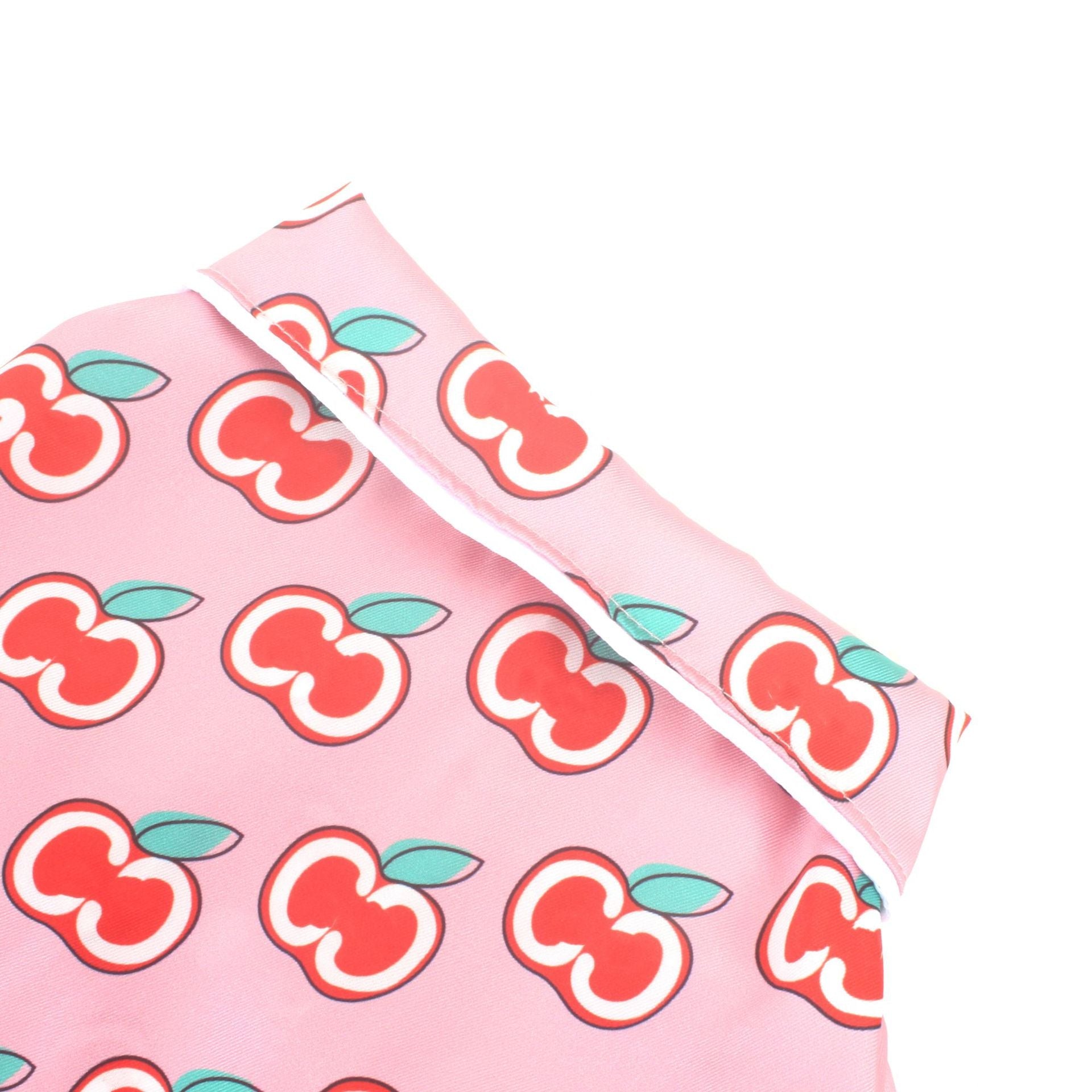 KFX-5614653 Casual Pink Apple Cotton Pet Shirt for Male Dogs - Available in Multiple Sizes