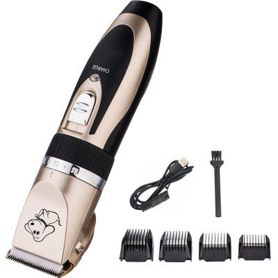 KFX-5615677 Titanium Ceramic Blade Pet Clippers with 5-Hour Charge and 45-60 Minutes Runtime