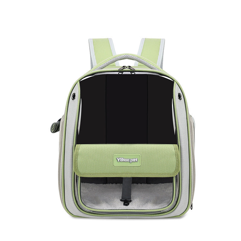 KFX-5616317 Large Capacity Breathable Panoramic Pet Carrier Bag - Lightweight Oxford Fabric