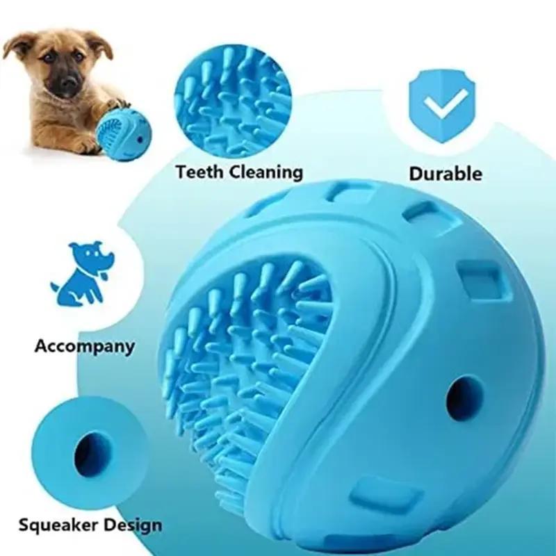KFX-5620669 Interactive Chew Toy Treat Ball for Small and Medium Dogs, Durable and Safe for Playtime