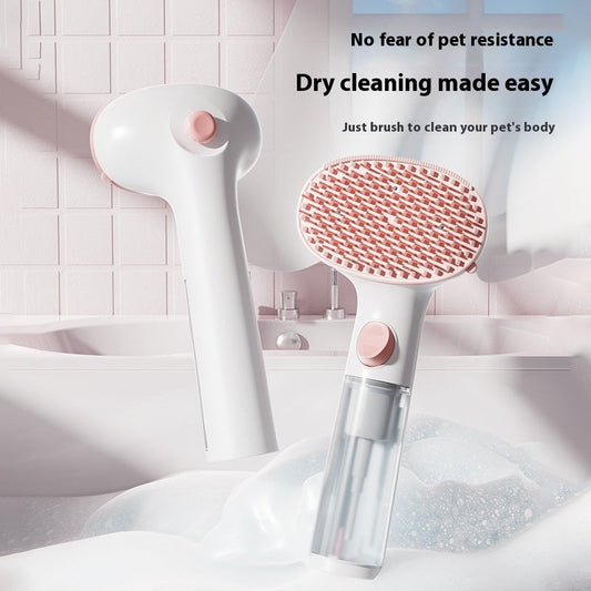 KFX-5621437 3-in-1 Pet Steam Comb for Wash-Free Grooming, Hair Removal, and Massaging Pets