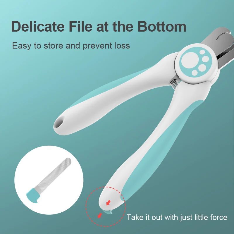 KFX-5623613 Ergonomic Nail Clippers for Dogs and Cats with Safety Stop Design, Medium & Large Pet Grooming Tool