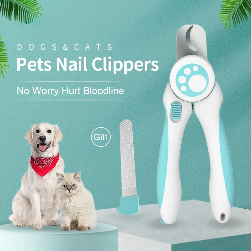 KFX-5623613 Ergonomic Nail Clippers for Dogs and Cats with Safety Stop Design, Medium & Large Pet Grooming Tool