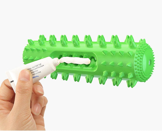 KFX-5626429 Durable TPR Dog Teething Stick Toothbrush Chewing Toy for Canine Dental Care