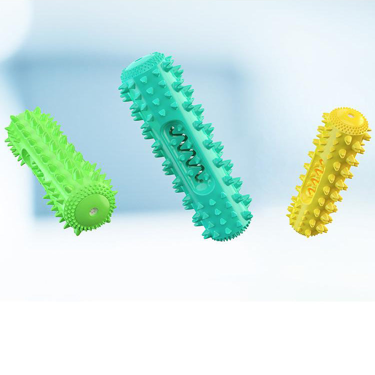 KFX-5626429 Durable TPR Dog Teething Stick Toothbrush Chewing Toy for Canine Dental Care