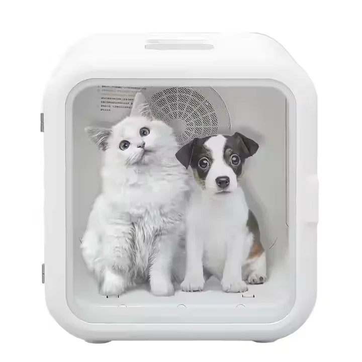 KFX-562707 Automatic Pet Hair Dryer for Dogs and Cats - Multifunctional ABS Drying Box with Quiet Operation