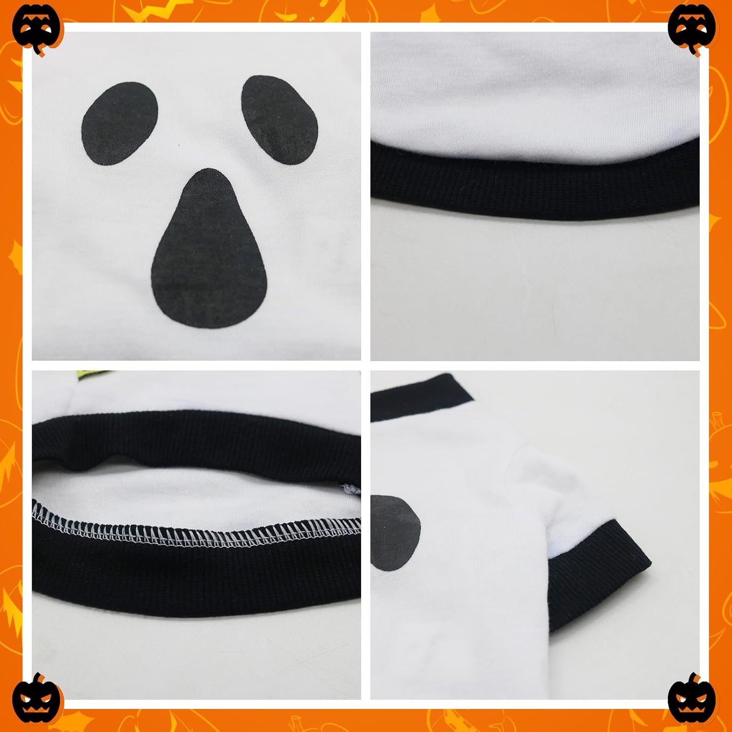 KFX-5631165 Lightweight Halloween Skeleton Costume Sweatshirt for Dogs and Cats - Perfect for Parties and Outdoor Fun
