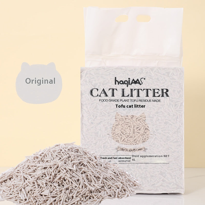 KFX-5631421 Eco-Friendly Cat Litter with Green Tea - 6L Plant-Based Formula