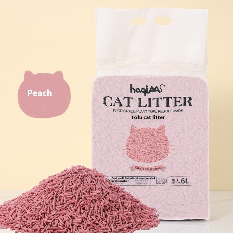 KFX-5631421 Eco-Friendly Cat Litter with Green Tea - 6L Plant-Based Formula