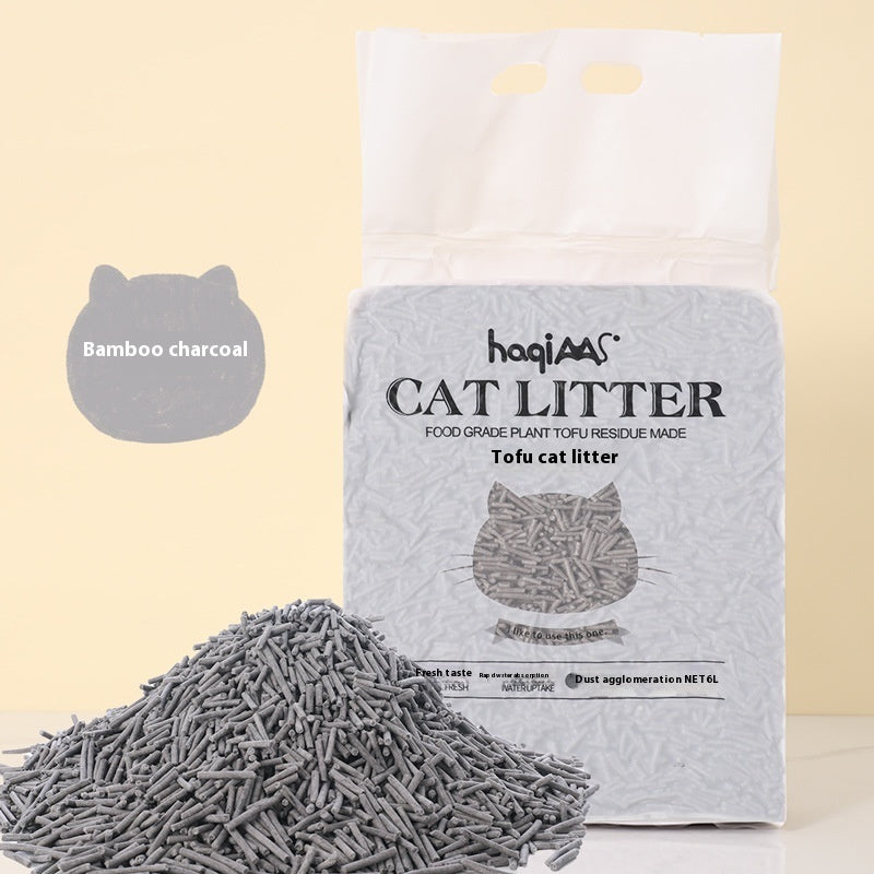 KFX-5631421 Eco-Friendly Cat Litter with Green Tea - 6L Plant-Based Formula